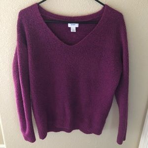 Cranberry/Fuscia colored sweater!